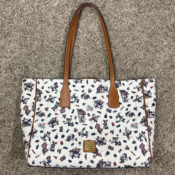 Dooney & Bourke Handbags - Dooney & Bourke Mickey and Minnie Americana Tote